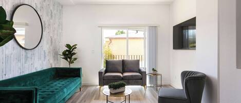 Televisie en een kantoor