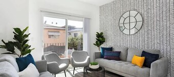 Enjoy Stylish 4BR Townhouse, Sleeps 8 with Wi-Fi