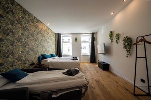 1 chambre, lit de bébé portatif, Wi-Fi, literie fournie