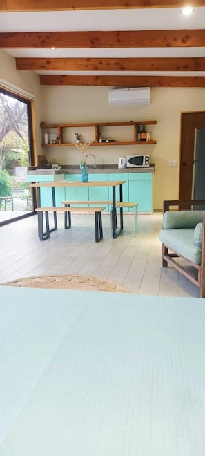 Family Loft, Patio, Mountain View | Private kitchen