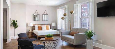 2 chambres, fer et planche à repasser, Wi-Fi, draps fournis