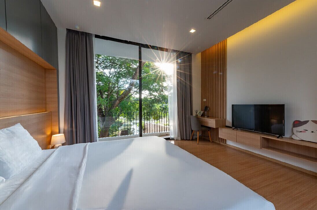 5 chambres, accès Internet, draps fournis