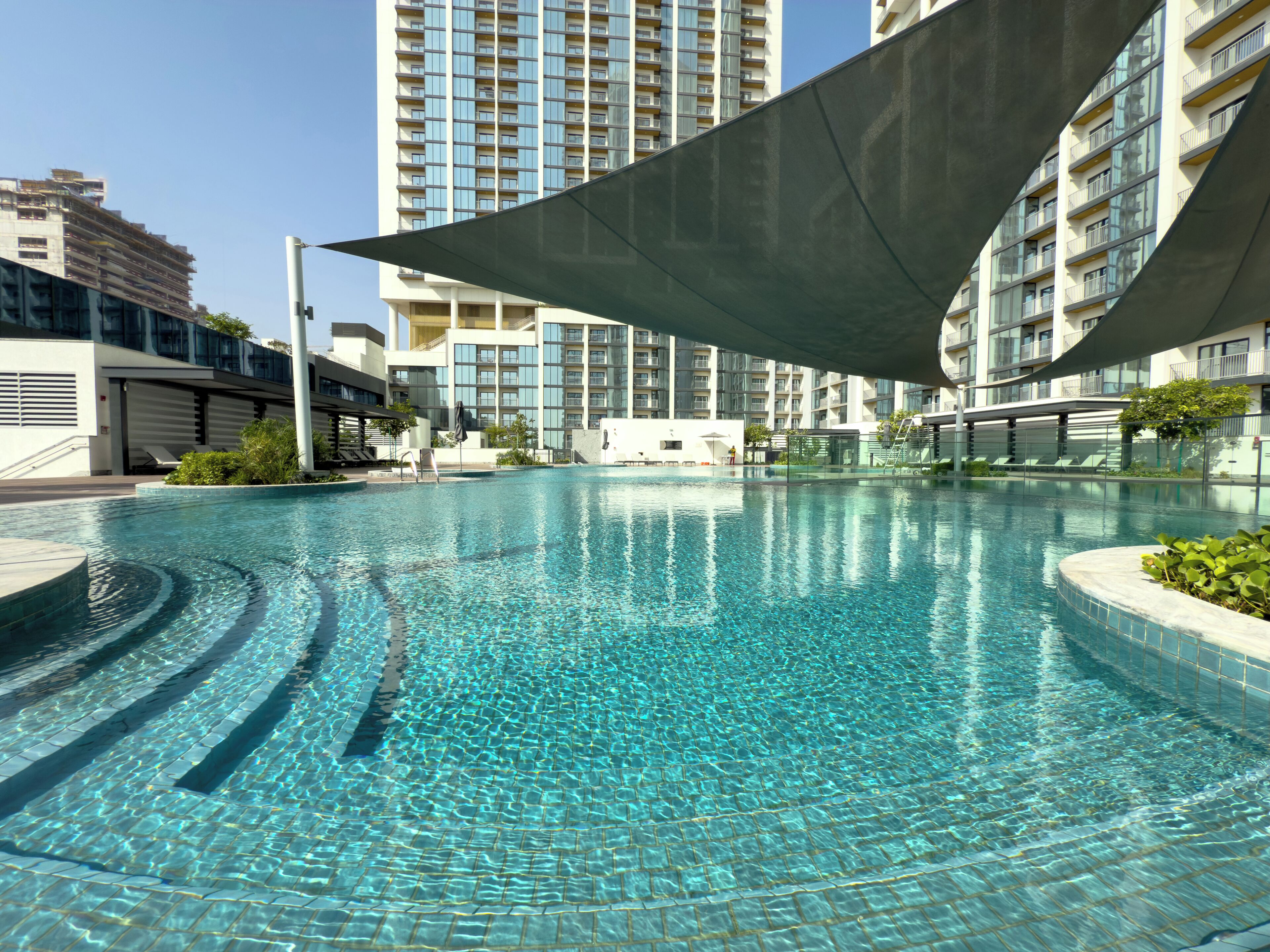 Indoor pool, outdoor pool