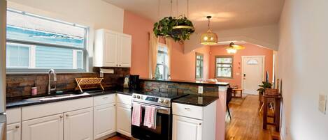 Microwave, oven, stovetop