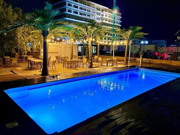 Front of property - evening/night