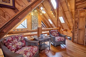 Interior - Traditional Vacation Cabin with a Private Hot Tub in Hocking County, Ohio (Logan)