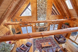 Interior - Traditional Vacation Cabin with a Private Hot Tub in Hocking County, Ohio (Logan)