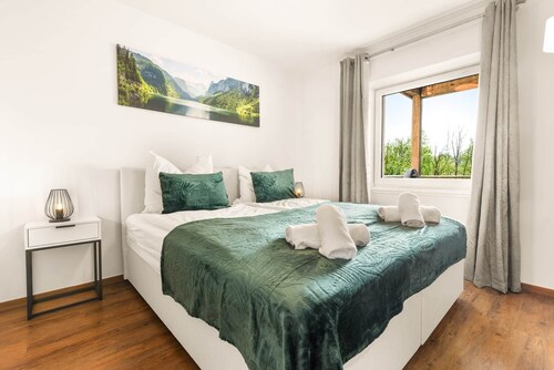 Suite 3  im  1 OG 2 Zi Appartement mit  Südbalkon direkt am Kurpark
