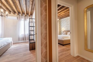 2 bedrooms, iron/ironing board, bed sheets