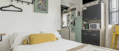 1 makuuhuone, silitysrauta/-lauta, Wi-Fi, vuodevaatteet