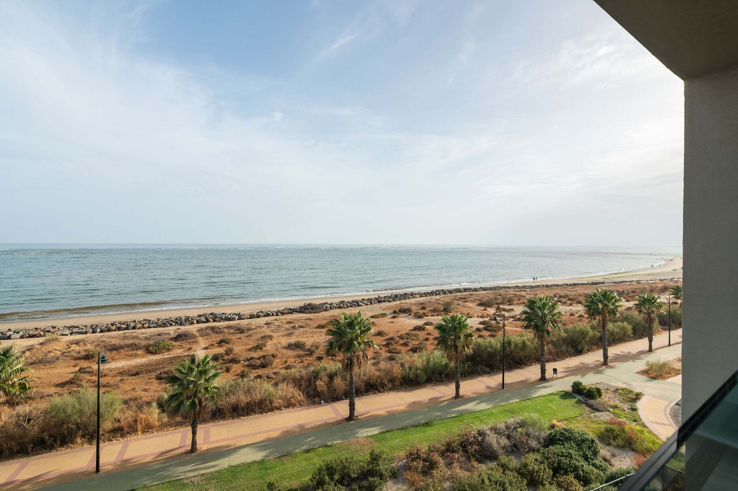 Vlak bij het strand
