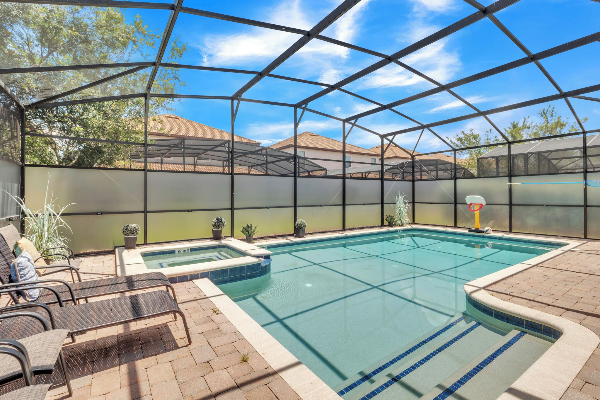 Beheizter Pool