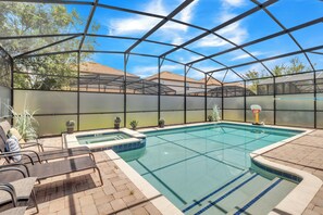 A heated pool - Themed 9BR Family Home in ChampionsGate (Davenport)