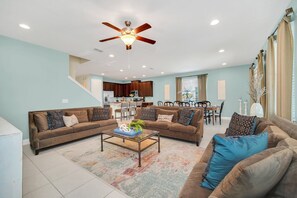 Smart TV, video games, foosball, table tennis