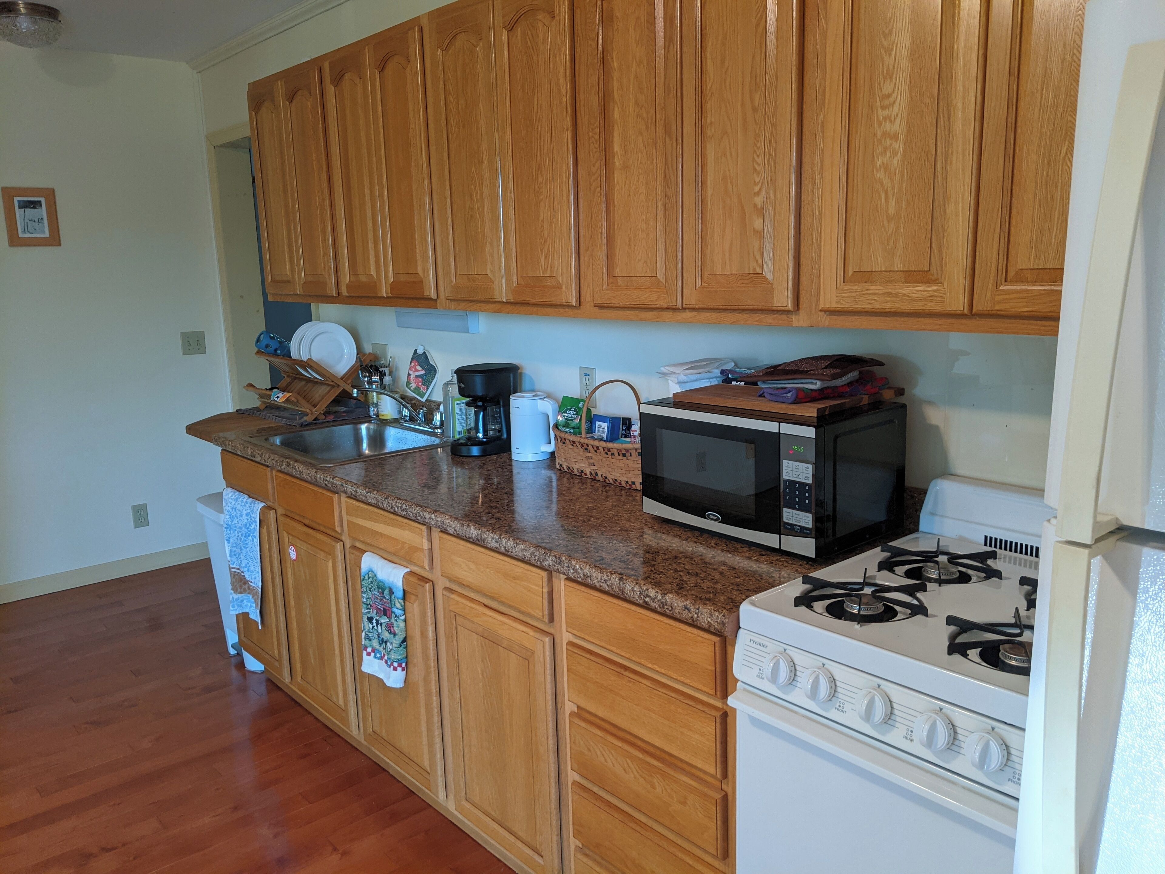 Microwave, oven, stovetop