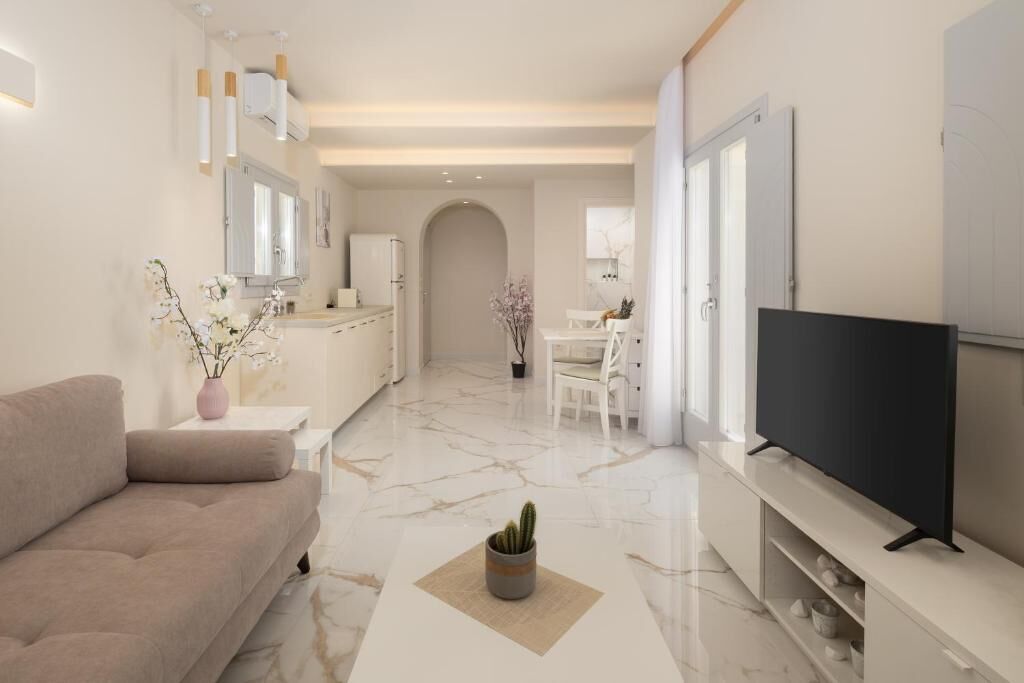 Deluxe-lejlighed - 1 soveværelse - balkon - byudsigt | Tv