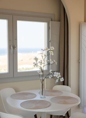 Luxury Suite, 2 Bedrooms, Balcony, Hill View | Dining room - Azure Escape  (Santorini)