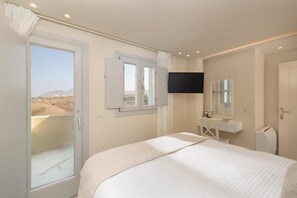 Luxury Suite, 2 Bedrooms, Balcony, Hill View | In-room safe, soundproofing, iron/ironing board, free WiFi - Azure Escape  (Santorini)