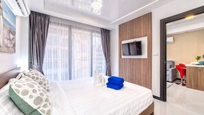 1 Schlafzimmer, Bügeleisen/Bügelbrett, WLAN