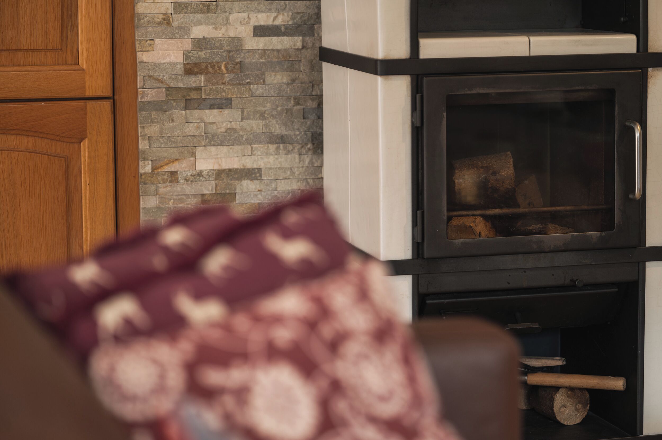 Appart'hôtel, 1 très grand lit et 1 canapé-lit, non-fumeur, vue montagne | Coin séjour