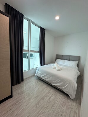 2 slaapkamers, een strijkplank/strijkijzer, wifi