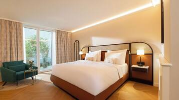 Superior double room with Garden Terrace | Minibar, Zimmersafe, Schreibtisch, laptopgeeigneter Arbeitsplatz