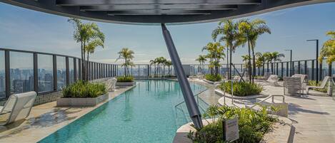 Indoor pool, outdoor pool