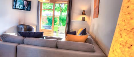 Télévision, lecteur de DVD, table de tennis de table