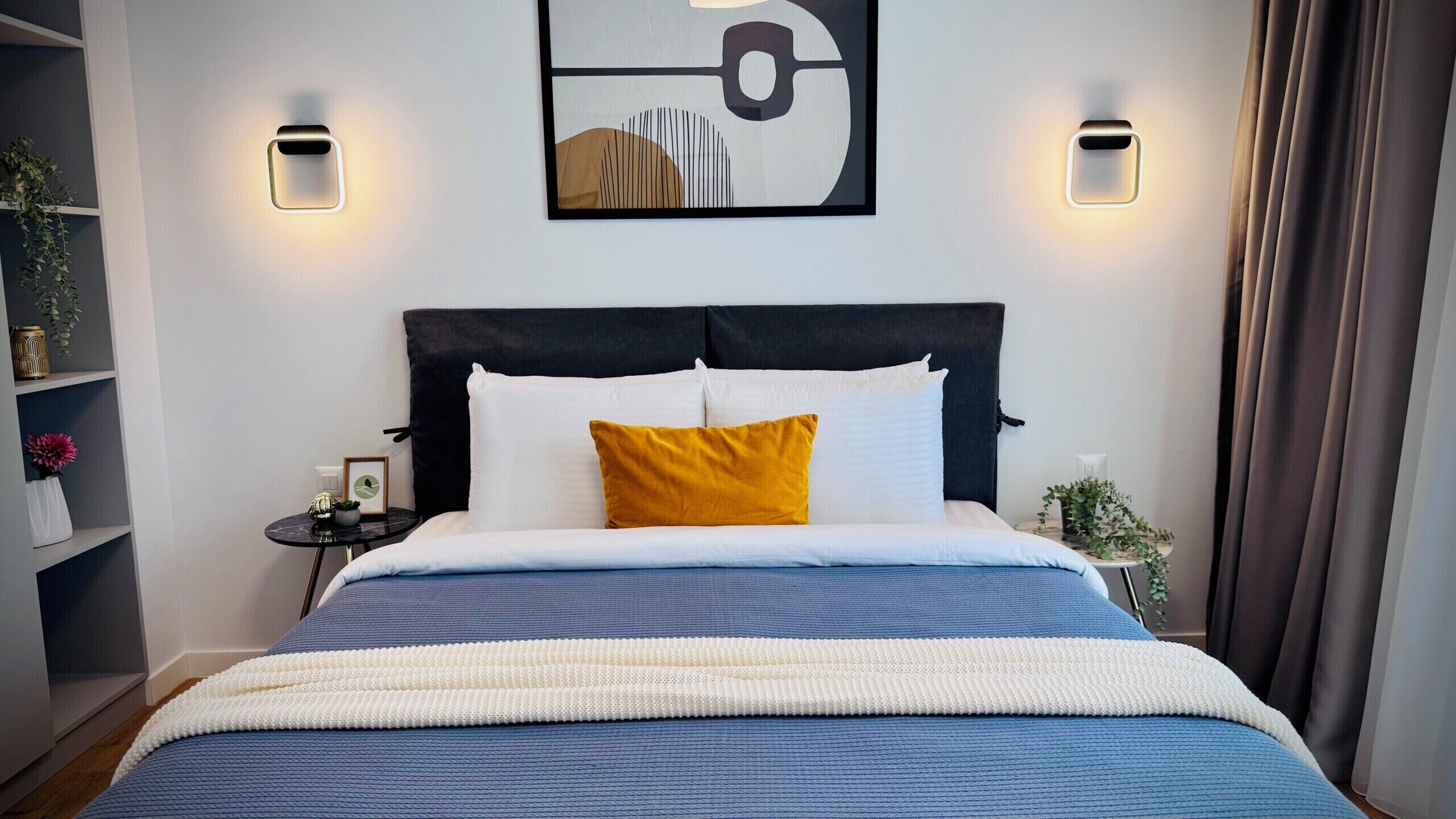 Appartement Confort, 1 chambre, non-fumeur, balcon | Rideaux d’obscurcissement, fer et planche à repasser
