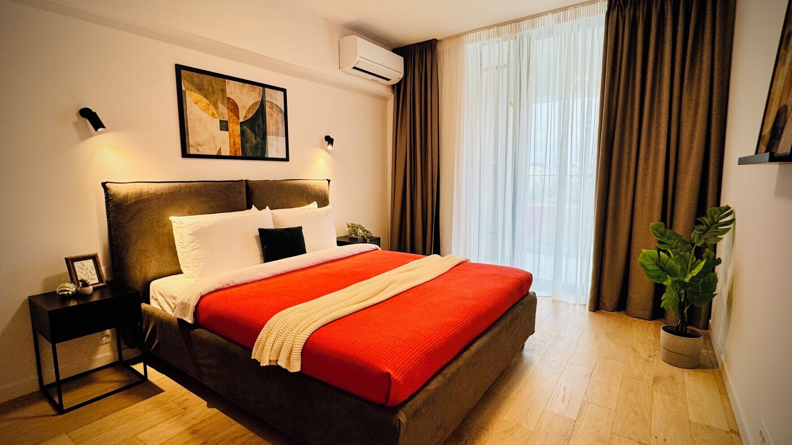 Appartement Confort, 1 chambre, non-fumeur, balcon | Rideaux d’obscurcissement, fer et planche à repasser