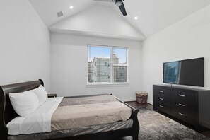 Desk, iron/ironing board, WiFi