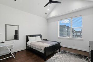 Desk, iron/ironing board, WiFi