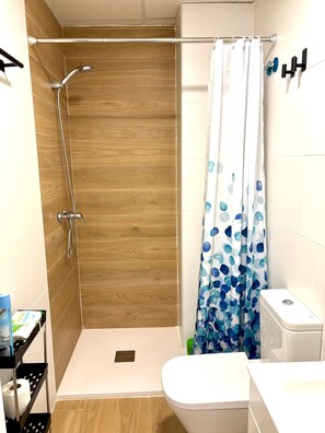 Shower, hair dryer, towels - Holiday Home 'La Coqueta' with Wi-Fi (Puente Tocinos)