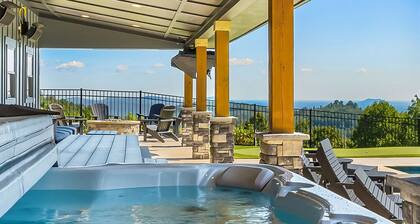 Barndominium with pool, pickleball, hot tub, great views