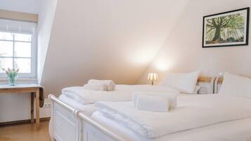 2 makuuhuonetta, silitysrauta/-lauta, vauvan matkasänky, ilmainen Wi-Fi