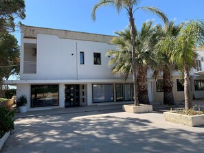 Overnatningsstedets facade