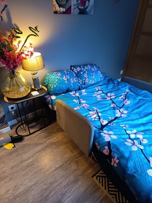 1 chambre, fer et planche à repasser, accès Internet, draps fournis