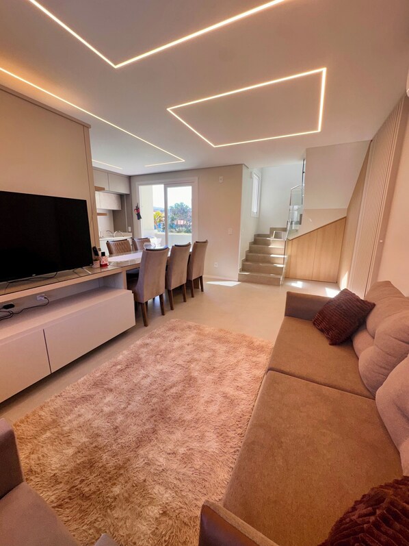 Living area - New townhouse | 2 suites near Garopaba beach (Garopaba)