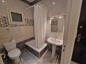 Chalet, 1 Bedroom, Accessible, Smoking | Bathroom - Private Beach Side Sea View Studio Fiesta (Hurghada)