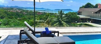 Aroha Seaview Villa In Nature - Private pool