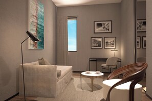 Exclusive Suite, Partial Lake View | Living area