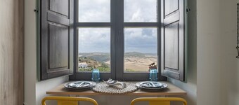 'Casa Bakara Vejer Old Town' con vistas a la montaña, Wi-Fi y terraza privada