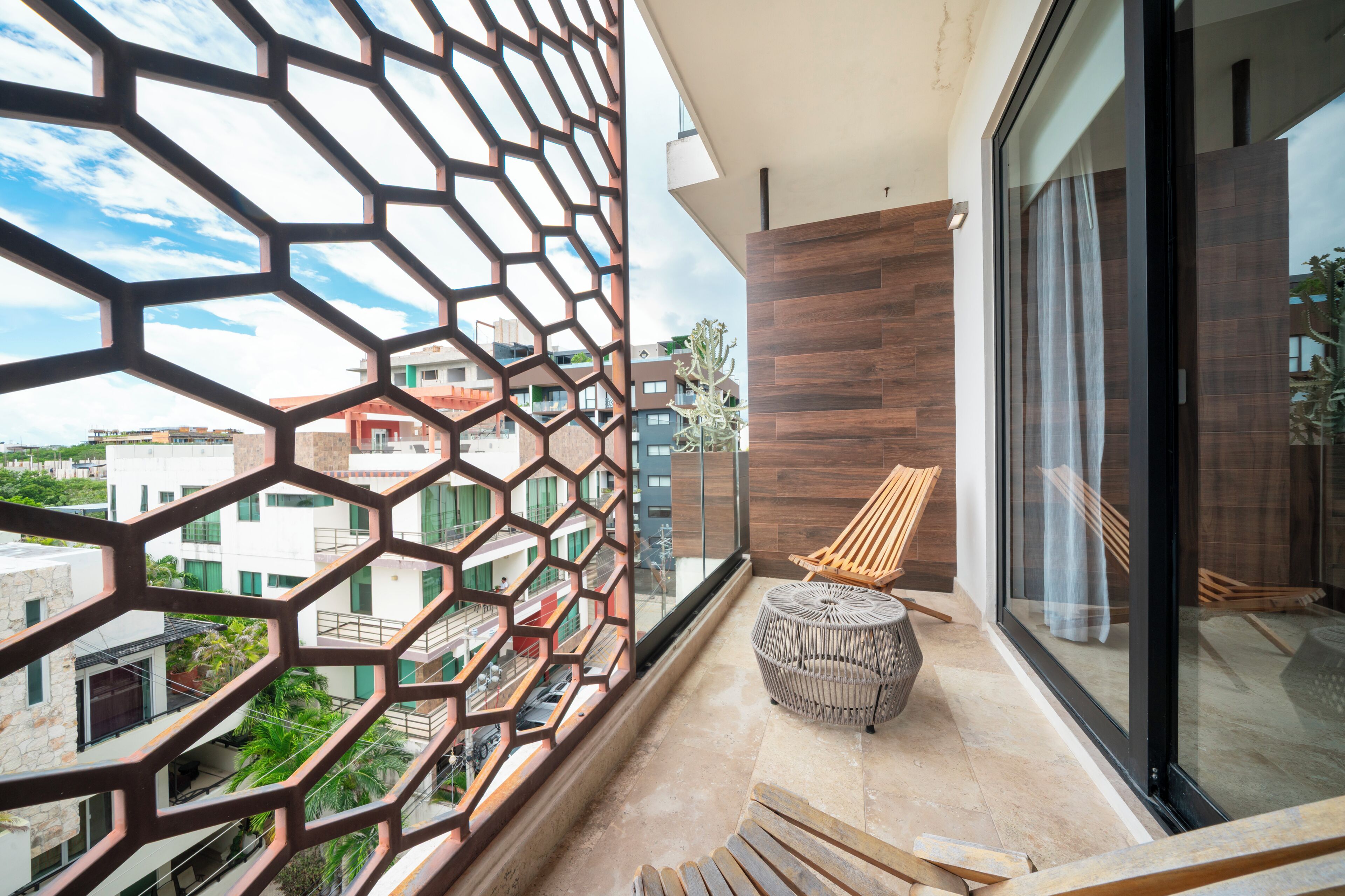 Estudio estándar, balcón, vista a la ciudad | Balcón