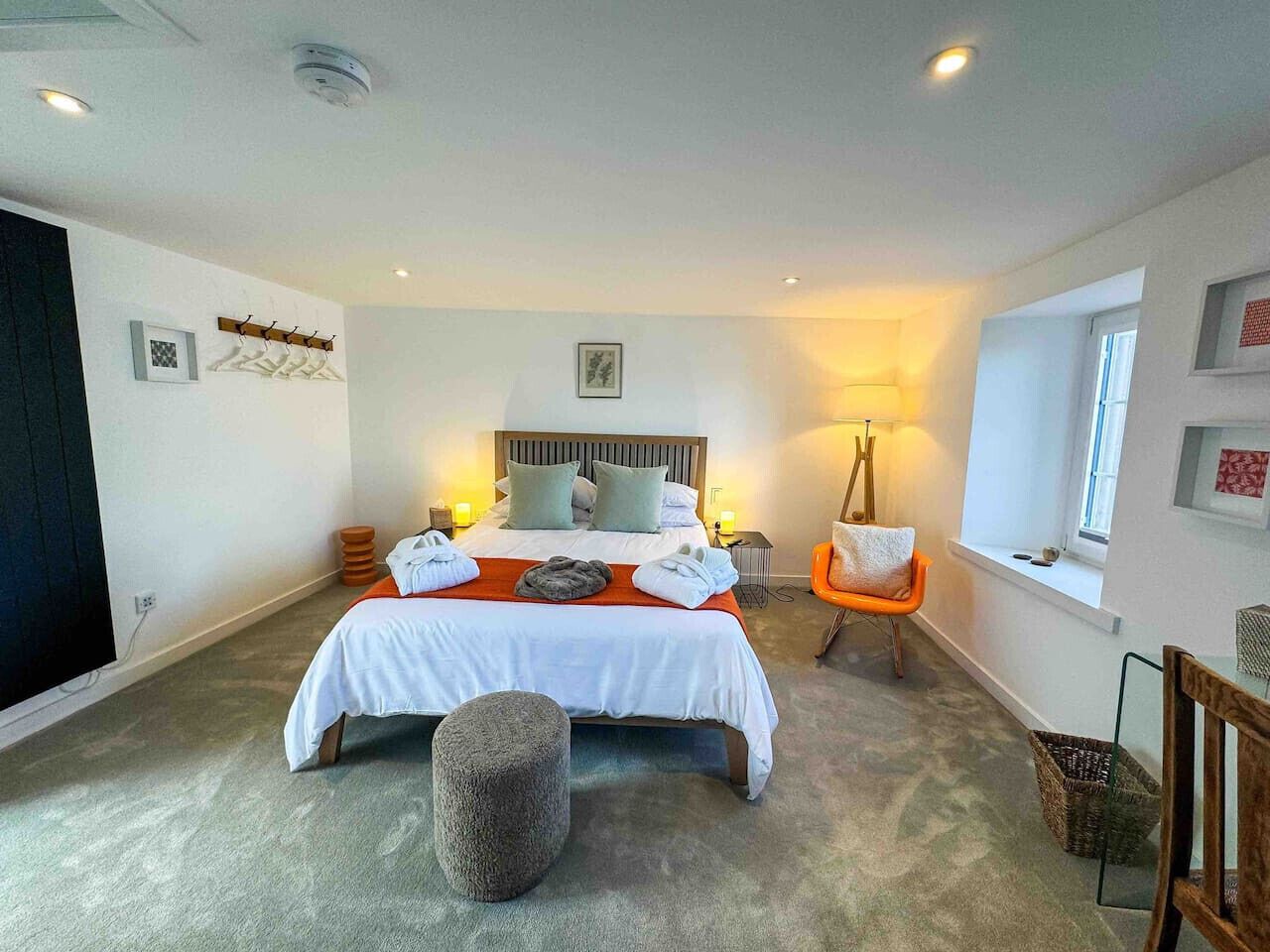 1 غرفة نوم وواي فاي وملاءات أسرّة