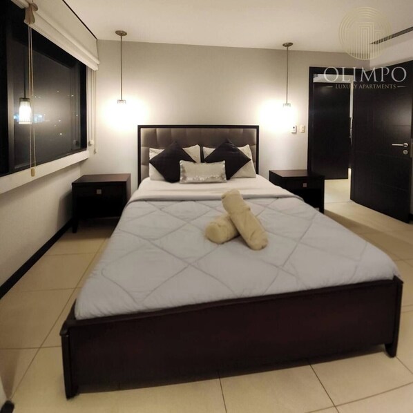 1 bedroom, WiFi, bed sheets - Olimpo luxury family suite (Guayas)