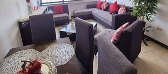 Double apartment with city and river view