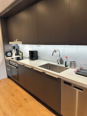 Microwave, oven, dishwasher