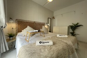 2 bedrooms, iron/ironing board, travel crib, WiFi