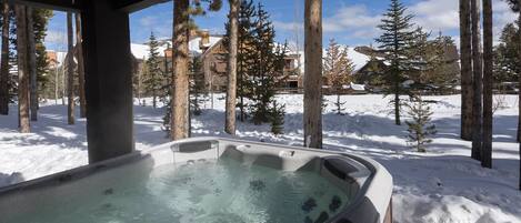 Bañera de hidromasaje al aire libre