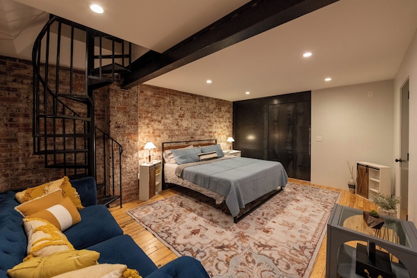 1 chambre, fer et planche Ă repasser, Wi-Fi, draps fournis